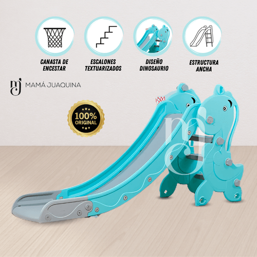 Tobogán para Niños «SUCARINE» con Cesta Celeste