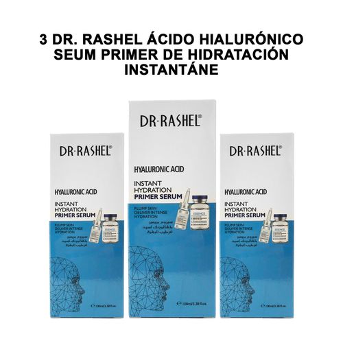 3 Dr. Rashel ácido hialurónico serum primer de hidratación instantáne