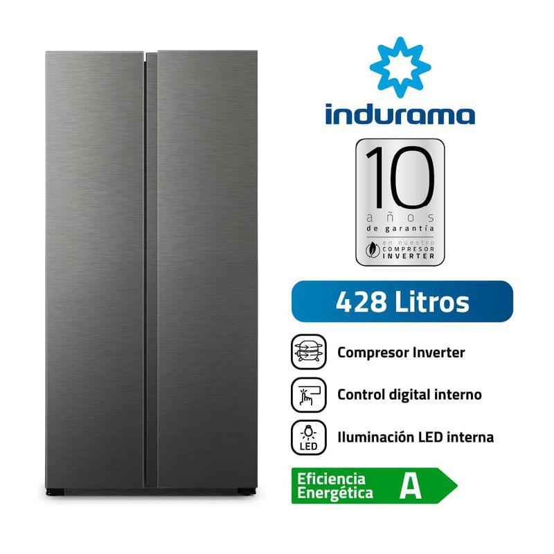 Refrigeradora-Indurama-de-428L-Side-by-Side-RI-769