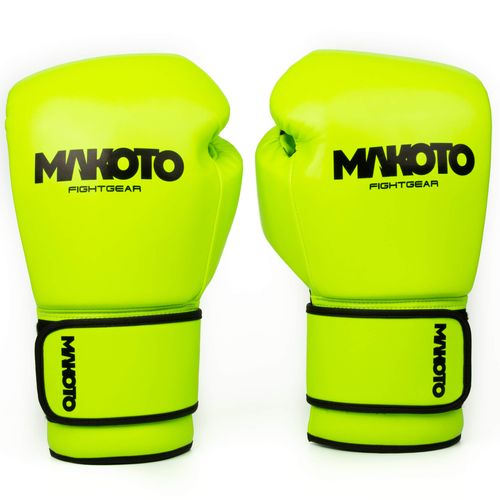 GUANTES DE BOXEO MAKOTO BASIC VERDE 12OZ