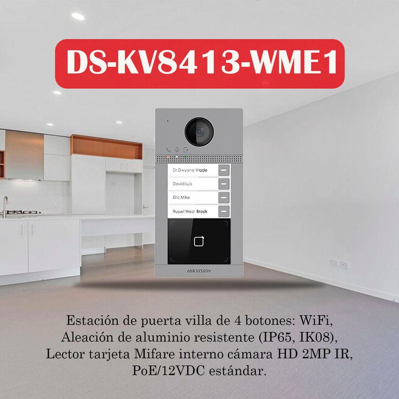 KIT-VIDEO-PORTERO-IP-MODULO-LECTOR-4-DEPARTAMENTOS-HIKVISION-1080P-APP