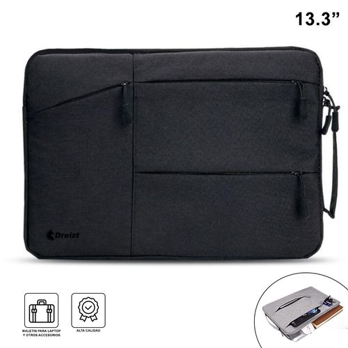 Funda Porta Laptop Notebook de 13.3 Pulgadas Negro