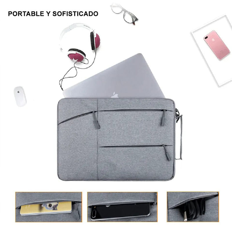 Funda-Porta-Laptop-Notebook-de-133-Pulgadas-Rosado
