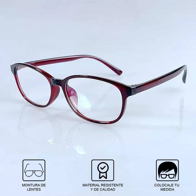 Montura-Lentes-de-Lectura-Vintage-Retro-Hombre-Mujer-Marron
