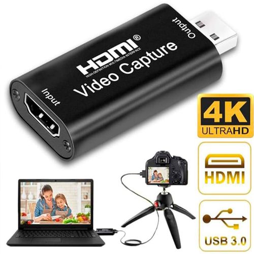 Hdmi Usb 4k Capturador de Video Transmisiones Profesionales Interlud