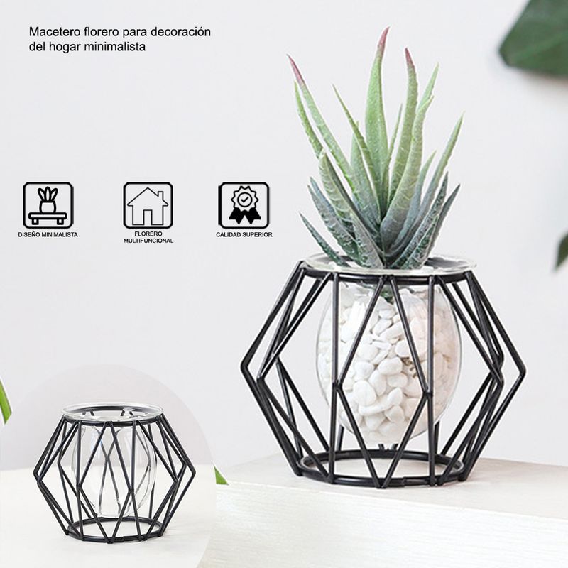 Macetero-Nordico-Florero-para-Decoracion-del-Hogar-Minimalista-Negro