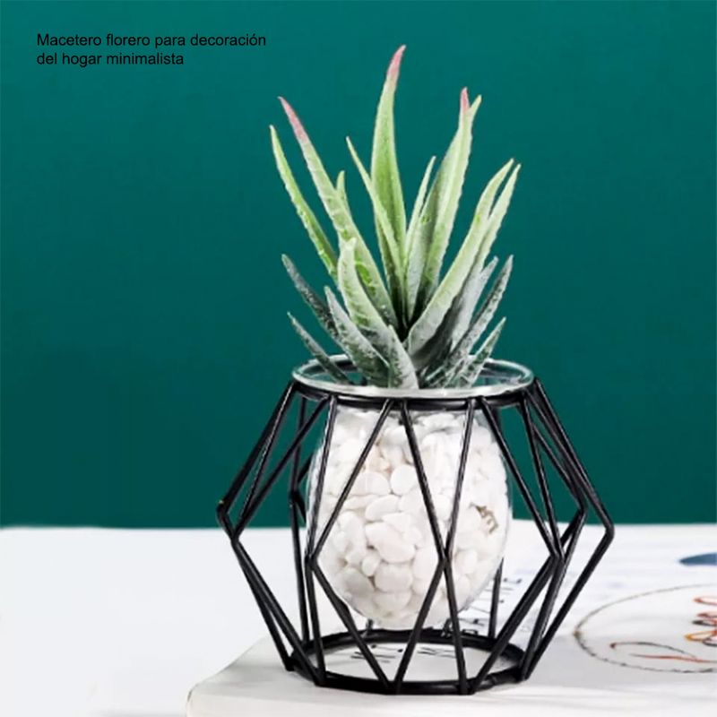 Macetero-Nordico-Florero-para-Decoracion-del-Hogar-Minimalista-Negro