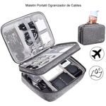Maletin-Portatil-Organizador-de-Cables-2-Divisiones-Impermeable-FYI260007-Interlud-Gris