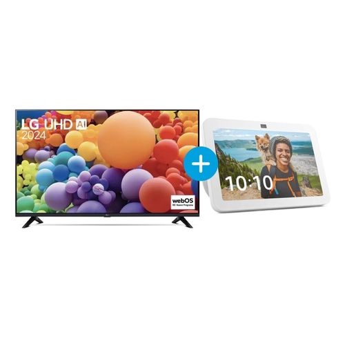 Combo Televisor LG 65" 65UT7300PSA LED 4K Ultra HD (2024) Parlante Inteligente Amazon Echo Show