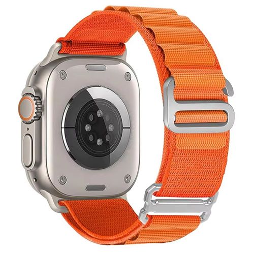 Correa Alpine Loop And Hook Para Apple Watch Color Naranja