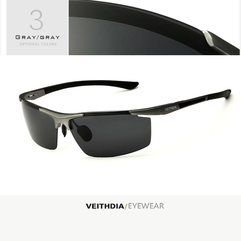 Lentes-de-Sol-VEITHDIA-Sniper---Polarizados---UV400---Gris