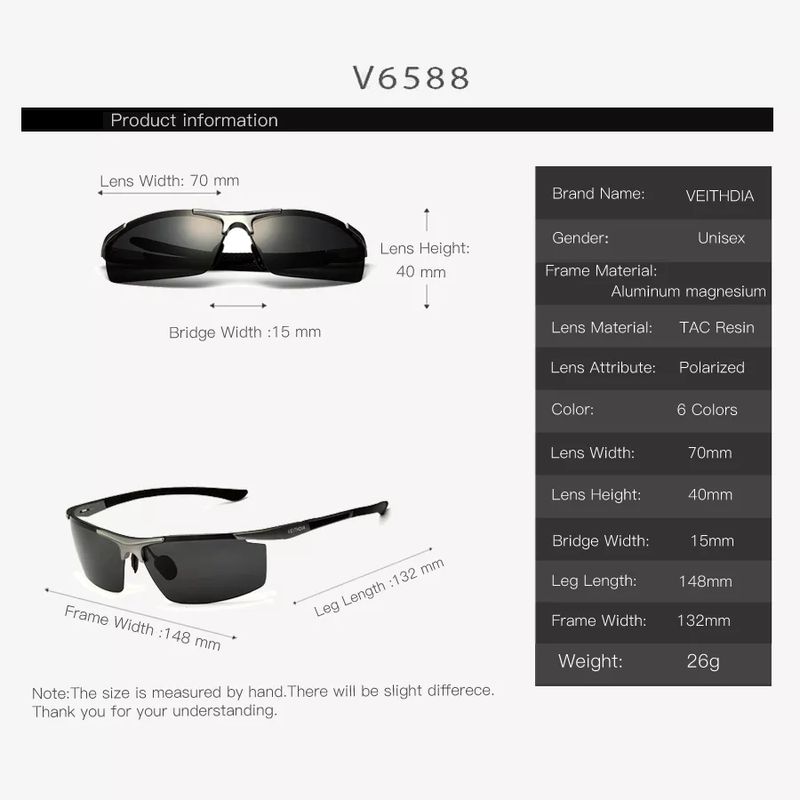 Lentes-de-Sol-VEITHDIA-Sniper---Polarizados---UV400---Gris