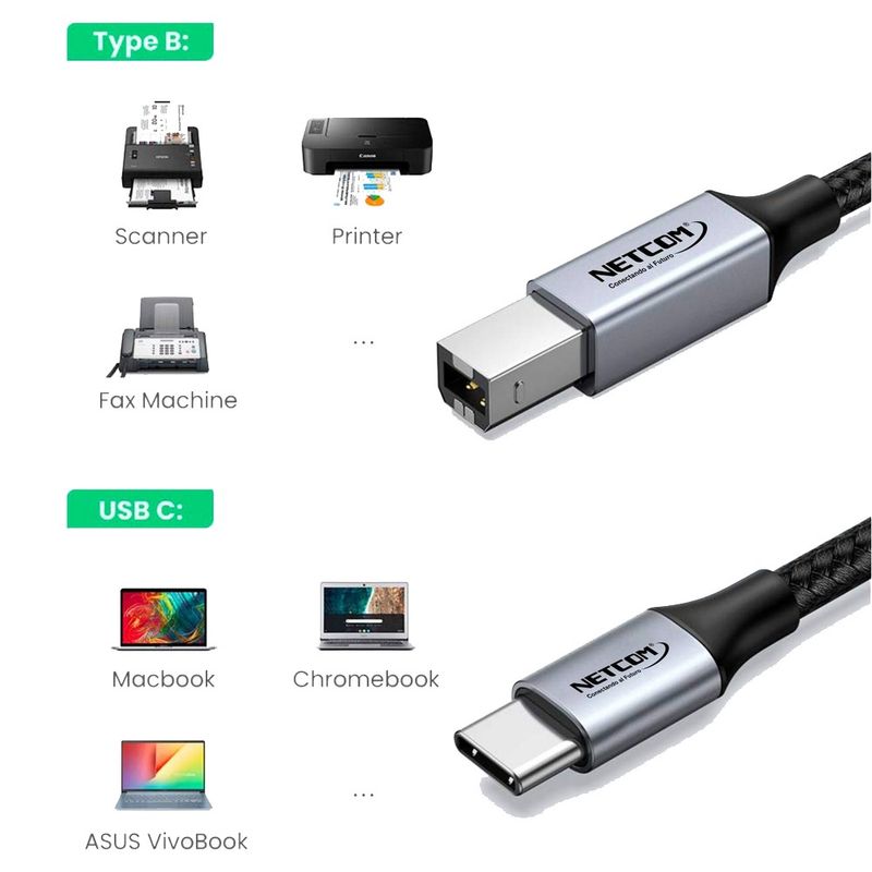 Cable-Impresora-Tipo-C-USB-20-Tipo-B-a-USB-C-18-Metros-Netcom