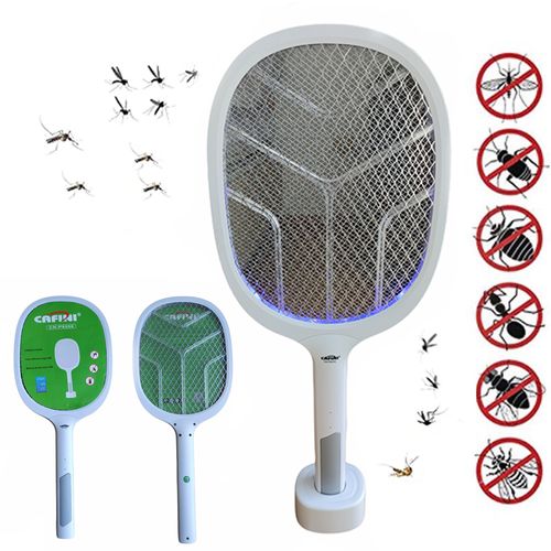2en1 raqueta electrica y lampara violeta anti mosquitos