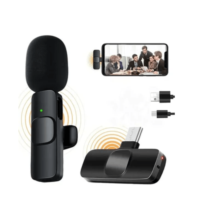 Mini-Microfono-Solapa-inalambrico-recargable-tipo-c-android-portatil