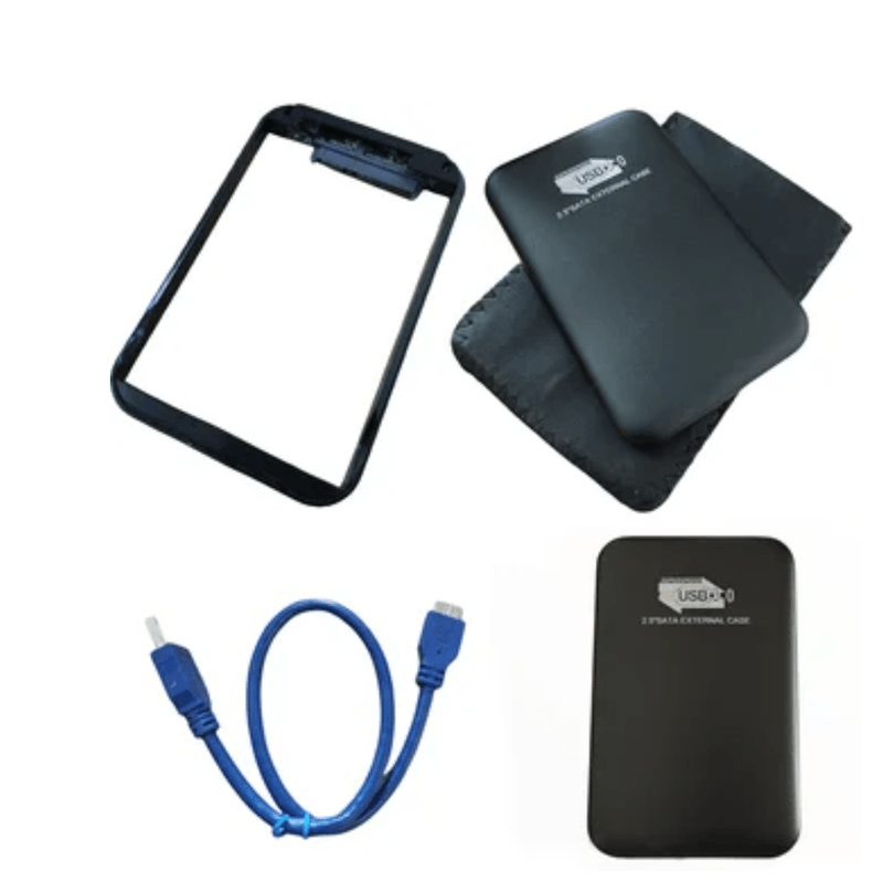 Case-Disco-Duro-Externo-Sata-25--Usb-30-presion-Laptop-Portatil-negro