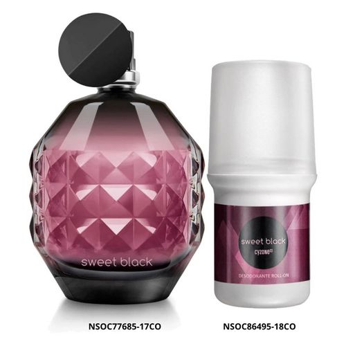 Set CyZone Sweet Black Perfume y Desodorante