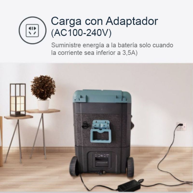 Nevera-portatil-para-auto-50L--20°C-bateria-Litio-60W---WEG55-