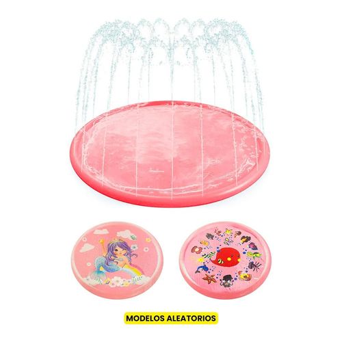 Piscina Inflable Pileta Rociador Aleatorio 170 cm Rosado