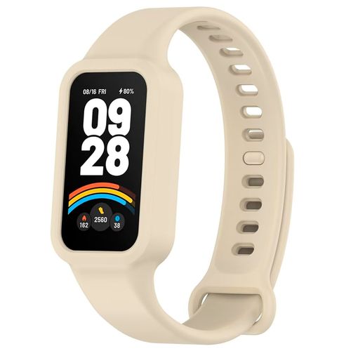 Correa de Silicona para Xiaomi Smart Band 9 Active Beige