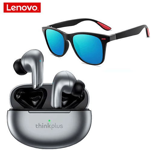 Audífonos Lenovo ThinkPlus LP5 Gris + Lente Sol