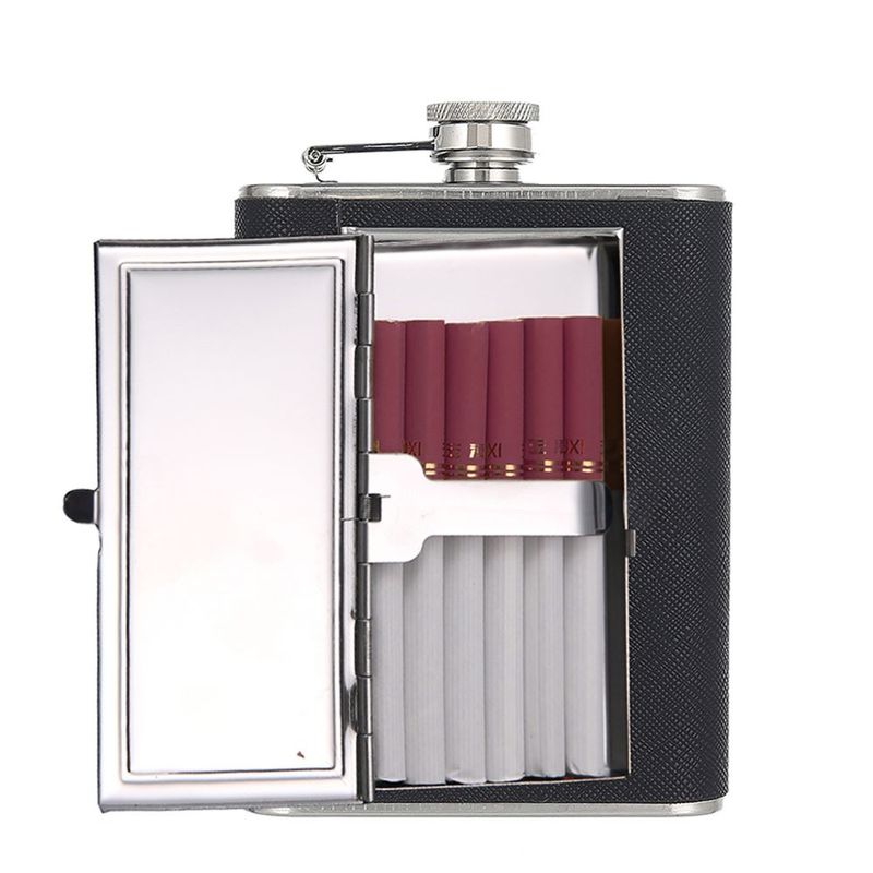 -Licorera-Bolsillo-Wiskera-8-onzas-cigarrera--Acero-Inoxidable