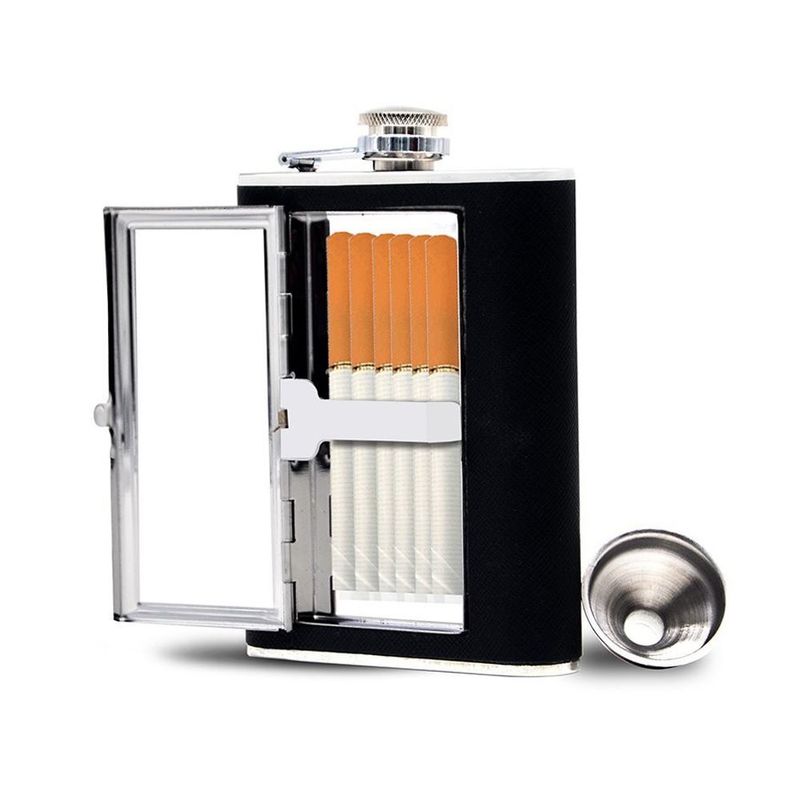 -Licorera-Bolsillo-Wiskera-8-onzas-cigarrera--Acero-Inoxidable