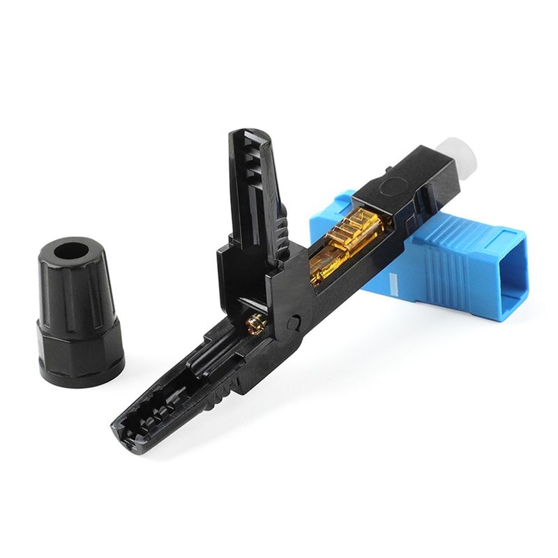Blister-10-conector-rapido-Fibra-optica-SC-UPC-SM-03dB-FTTH-60mm