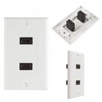 Placa-ABS-HDMI-Faceplate-Hdmi-Hembra-2-Puestos-1080P-TRAUTECH-EMPALME