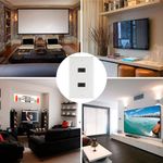 Placa-ABS-HDMI-Faceplate-Hdmi-Hembra-2-Puestos-1080P-TRAUTECH-EMPALME