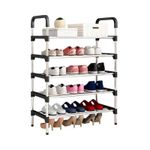 Organizador-de-Calzados-Multiuso-Zapatero-de-5-Niveles-Negro