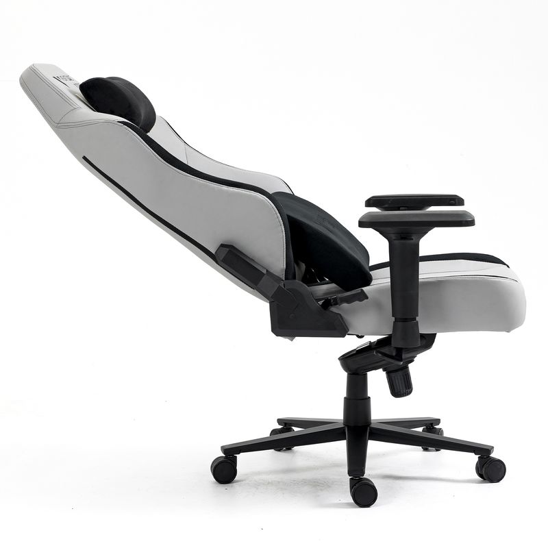 Silla-Gamer-Venture-Side-Prime-Ash-Gris-Cuero-Almohadilla-Inteligente-Magnetica-Reclinable