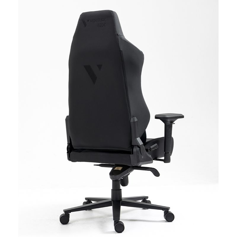 Silla-Gamer-Venture-Side-Prime-Negro-Cuero-Almohadilla-Inteligente-Magnetica-Reclinable