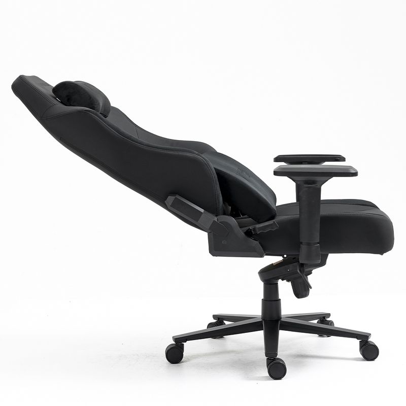 Silla-Gamer-Venture-Side-Prime-Negro-Cuero-Almohadilla-Inteligente-Magnetica-Reclinable