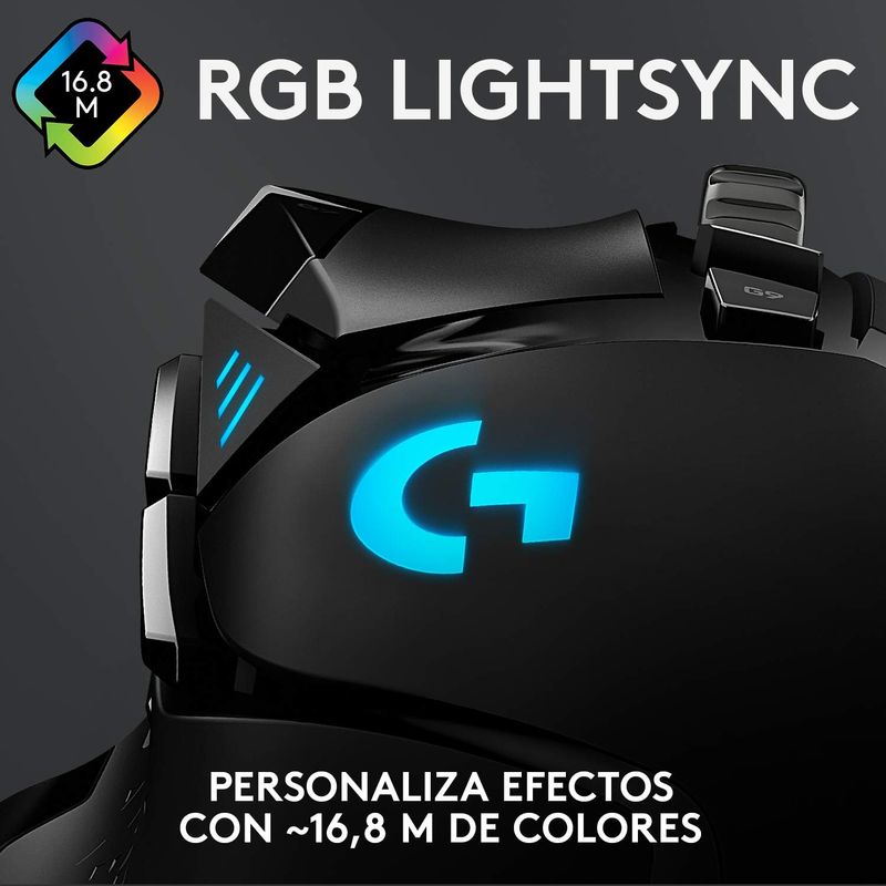 Mouse-Gamer-Logitech-G502-Hero-RGB-con-11-Botones-y-25K-DPI