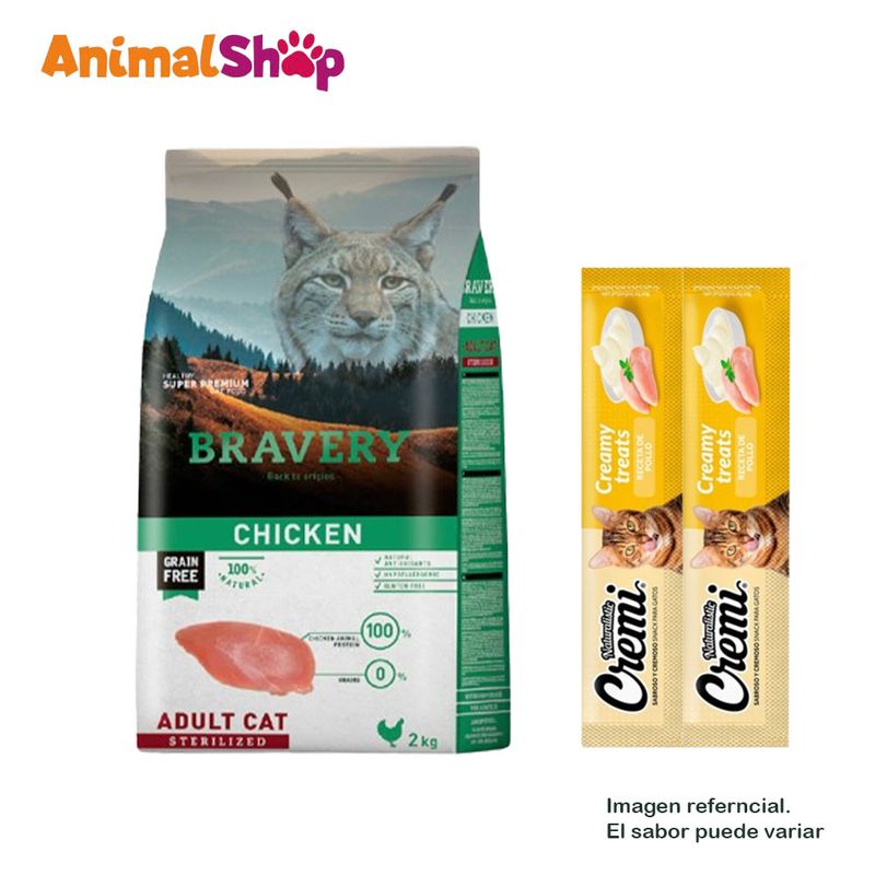 Comida-De-Gato-Adulto-Esterilizado-Bravery-Pollo-2-Kg