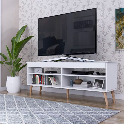 Mesa de TV Novo Hamburgo 65" Movenda Blanco