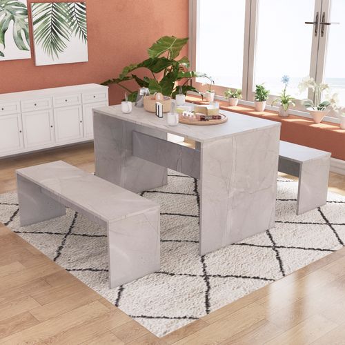 Juego de Comedor Medellin 4 personas Movenda Ibiza