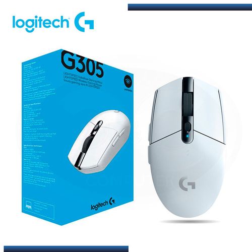 MOUSE LOGITECH G305 LIGTHSPEED WIRELESS WHITE 910-005289