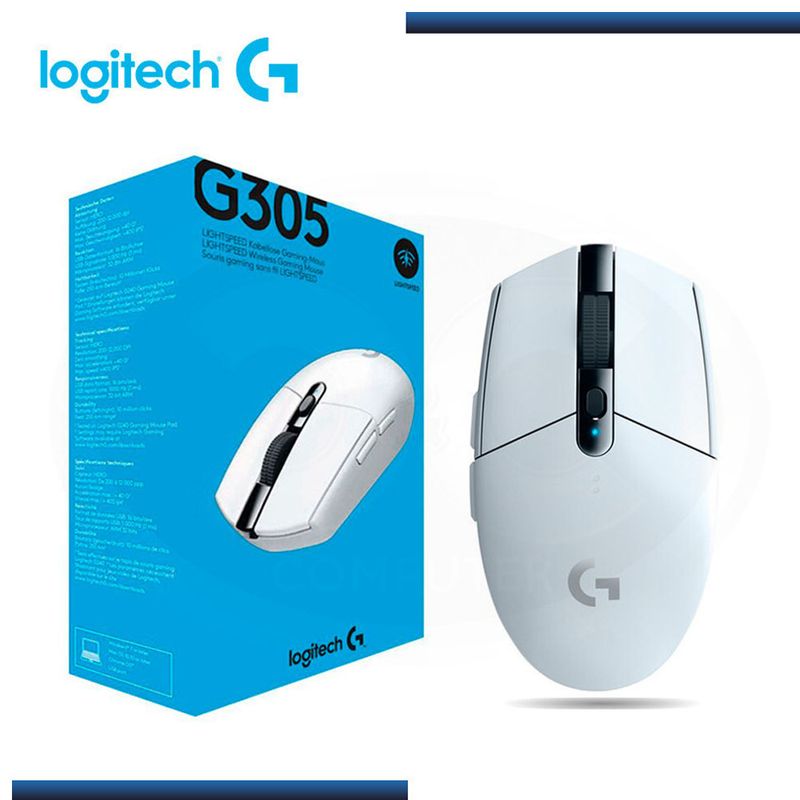 MOUSE-LOGITECH-G305-LIGTHSPEED-WIRELESS-WHITE-910-005289