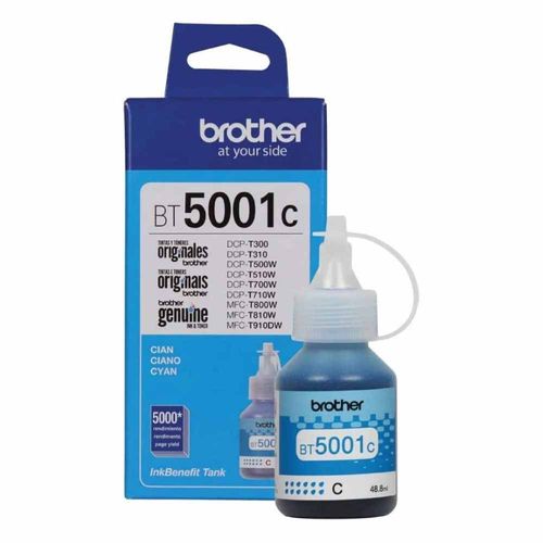 Tinta Brother BT5001C Cian Original