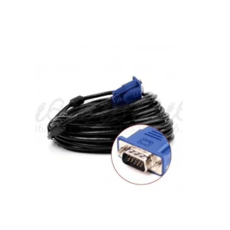 Cable-Vga---Vga-20M-Metros-15-Pines-Doble-Filtro-Macho-A-Macho---Negro