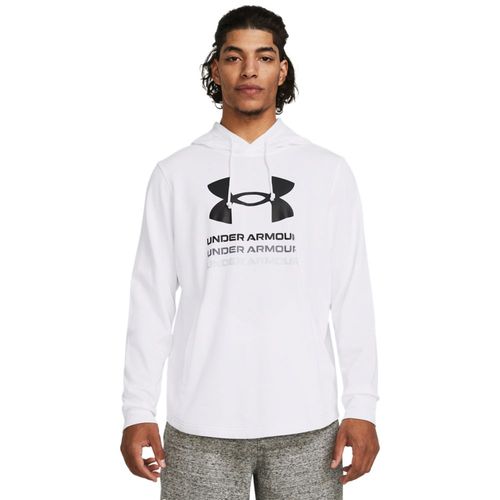 Polera Deportiva Under Armour Hombre Rival Terry Graphi 1386047-100 Blanco