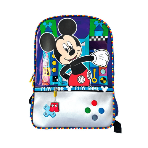 Mochila Escolar Infantil Mickey Gamer