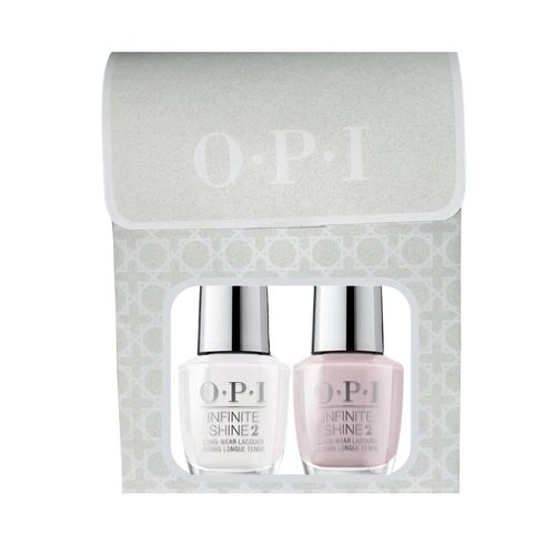 Esmaltes Opi Duo Is Alpine Snow + Is Don'T Bossa 0.5 Oz. Blanco + Nude