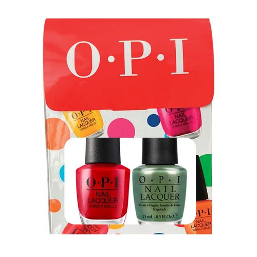 Esmaltes Opi Duo Nl - Big Apple Red + Nl - Visions 0.5 Oz Rojo + Verde