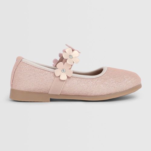 Ballerinas Niña Flores Circus Cu42052K Dorado
