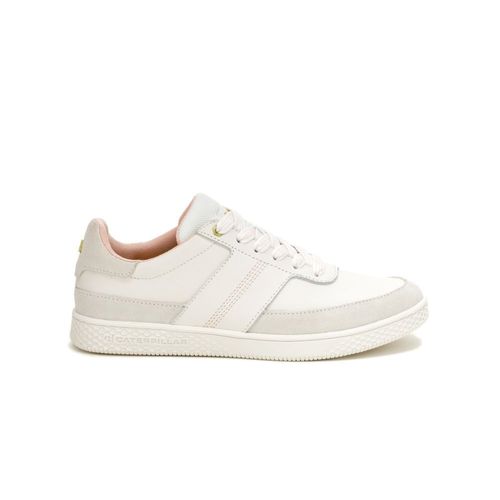 Zapatillas Urbanas Cat Mujer Pause Retro P312272 Blanco