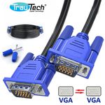Cable-VGA-10-Metros-TRAUTECH-15-Pines-Doble-Filtro-PVC