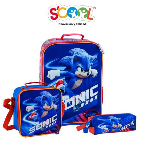 Set Maleta Sonic Grande 3D